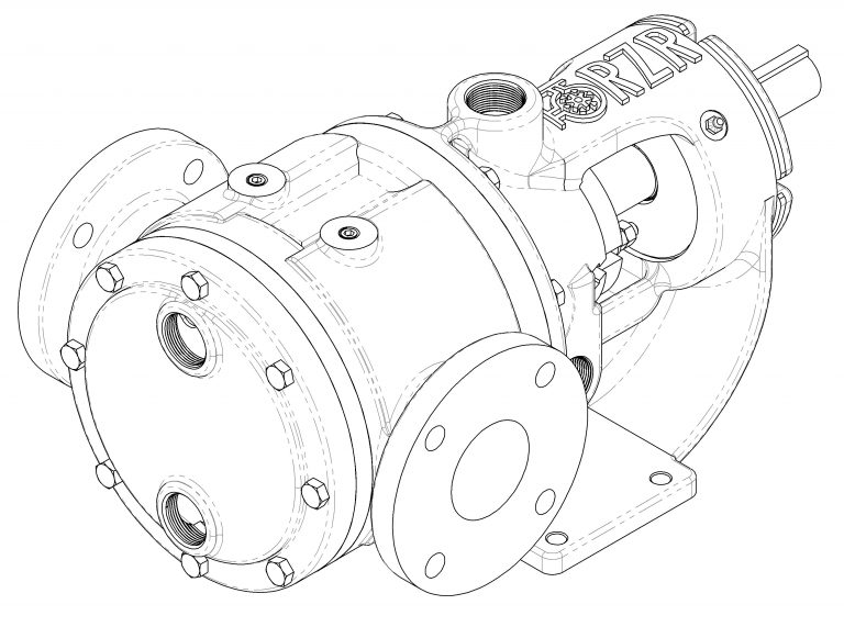 BOMBA RZR-30K-3H-JAQ 150# FF (H&AH) - PERSPECTIVA