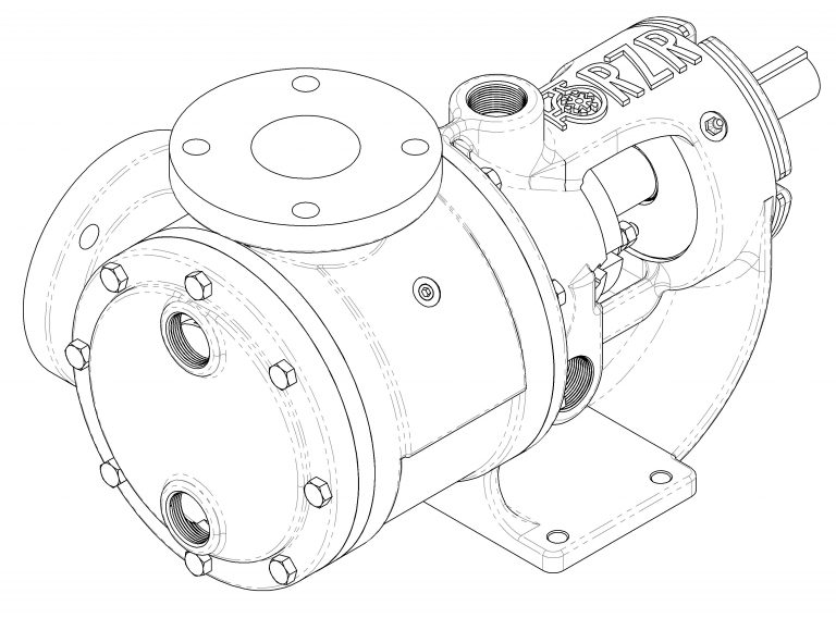 BOMBA RZR-30K-3V-JAQ 150# FF (H1&AH2)
